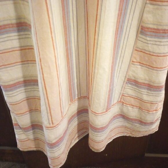 Japan striped sleeveless maxi dress with back cut out - Picture 6 of 9